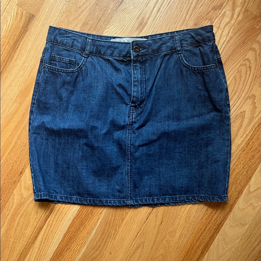 JEAN SKIRT DENIM CO BLUE SIZE 10